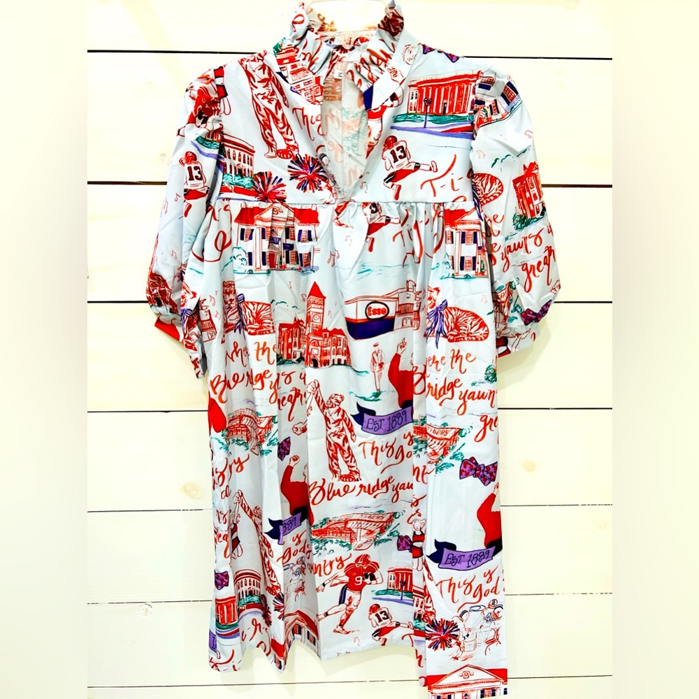 Clemson Tigers Dress - M, flowy, oversized fit.- New, never worn